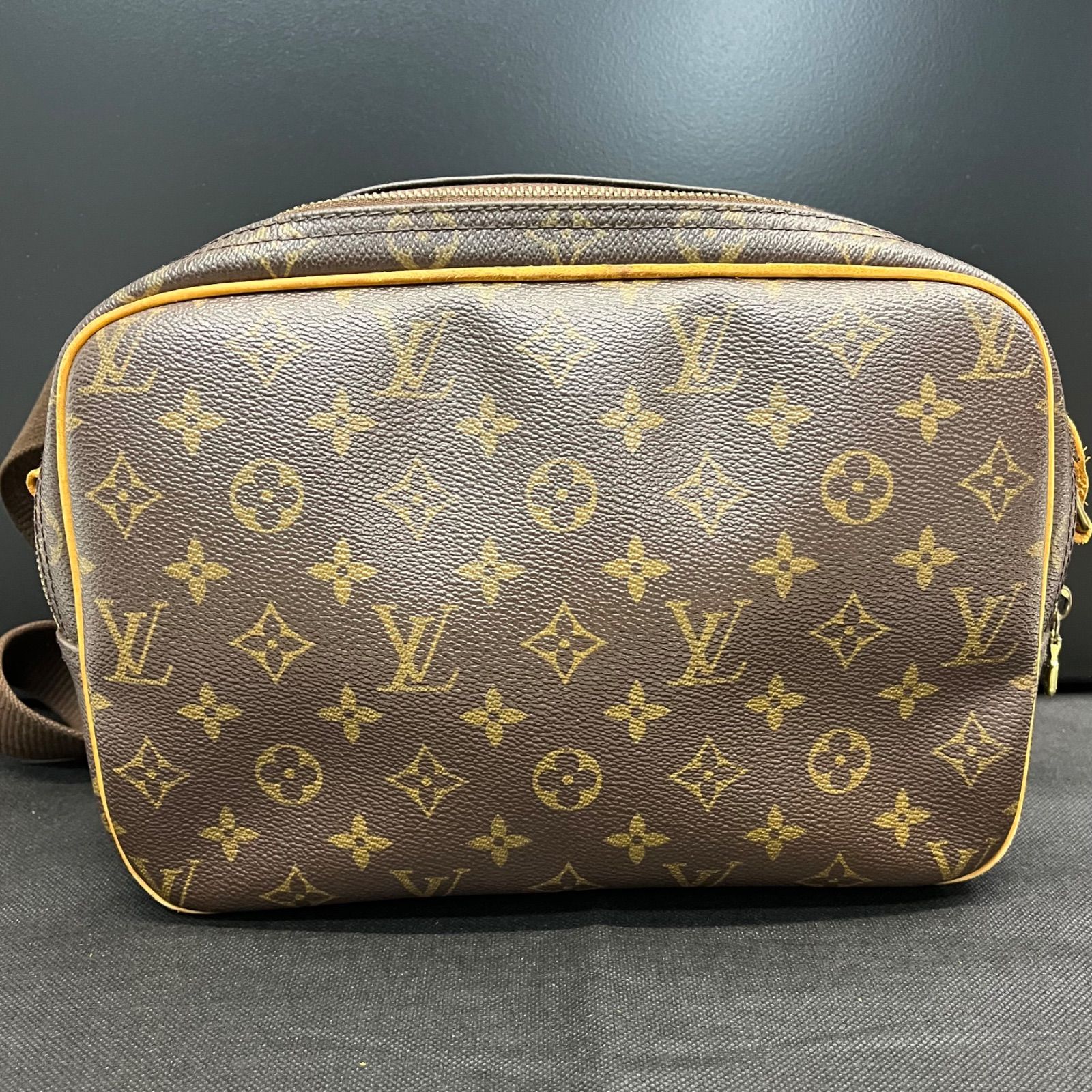 売り切り】LOUIS VUITTON ルイヴィトン モノグラム リポーターPM