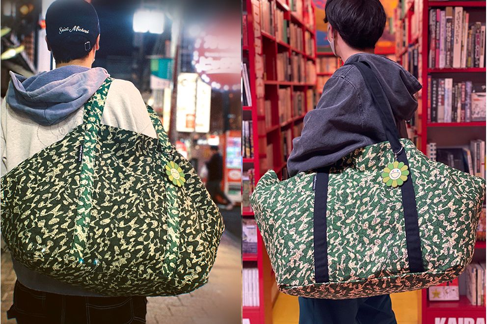 □未使用 Camo Tote Bag Jungle Camo 村上隆 カモ スカル ジャングル