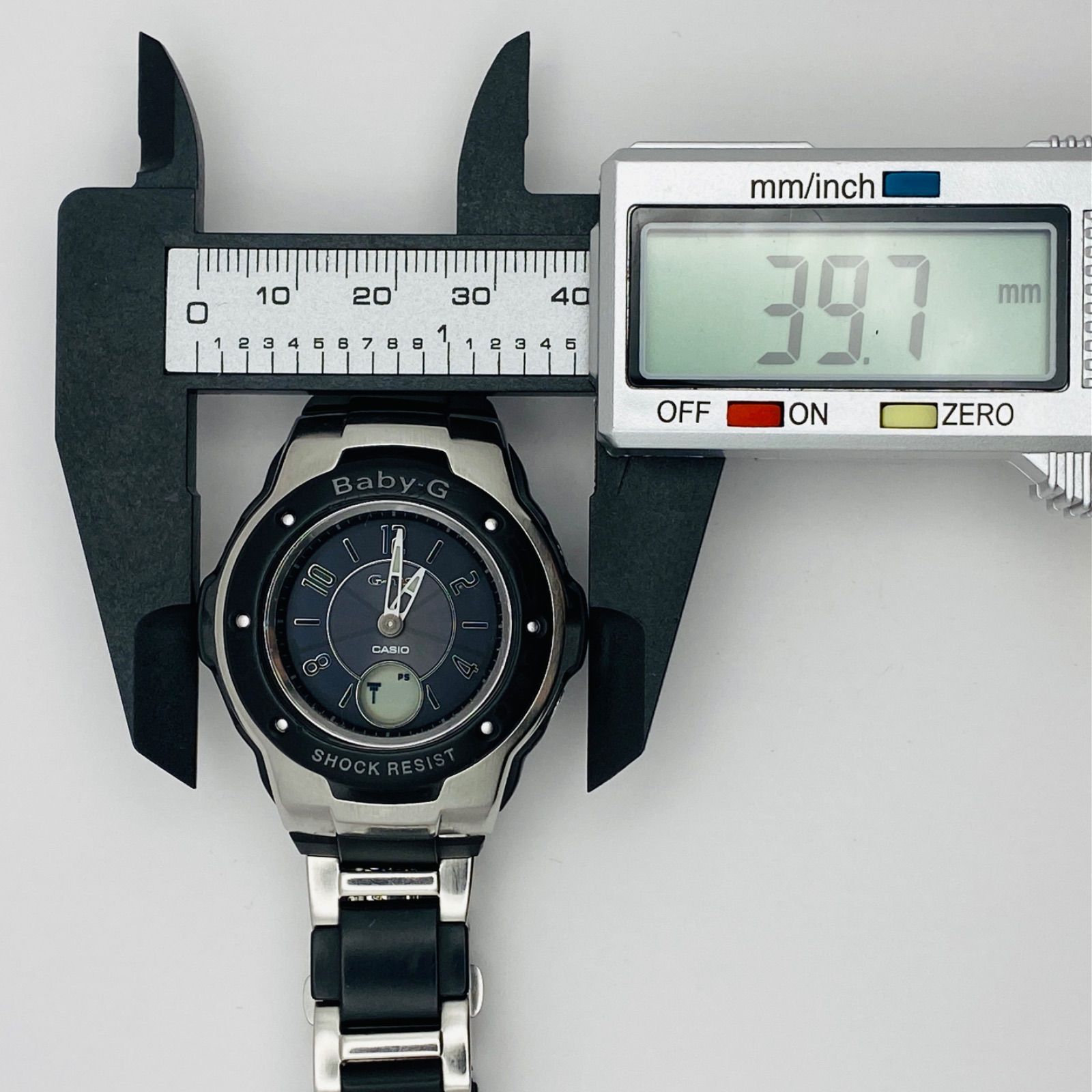 T089）良品 稼動品 CASIO カシオ 電波ソーラー G-ms Baby-G MSG-3000CJ