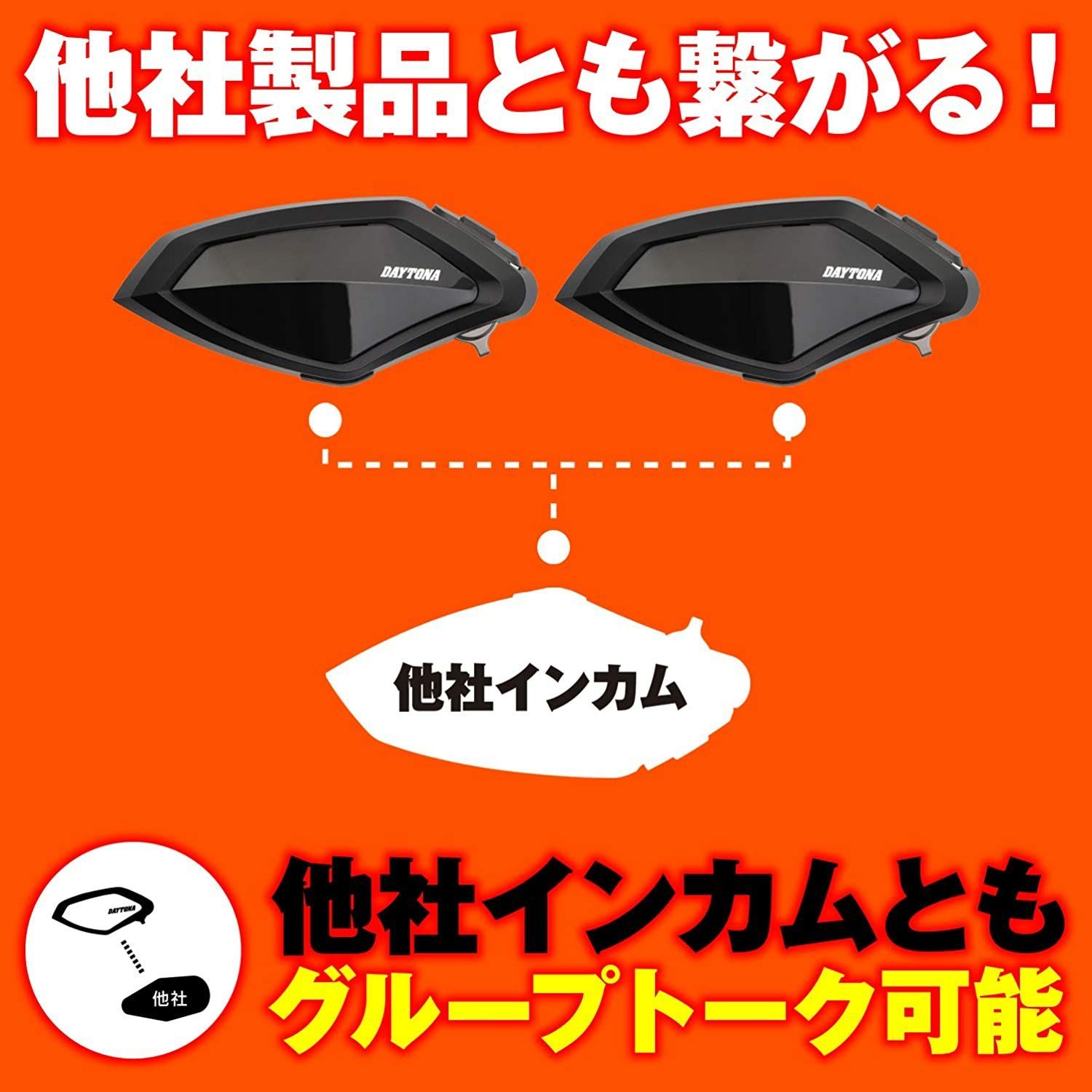 未使用美品　デイトナ　DT-01+ ツーリング　バイク　インカム インカム｜商品情報｜株式会社デイトナ