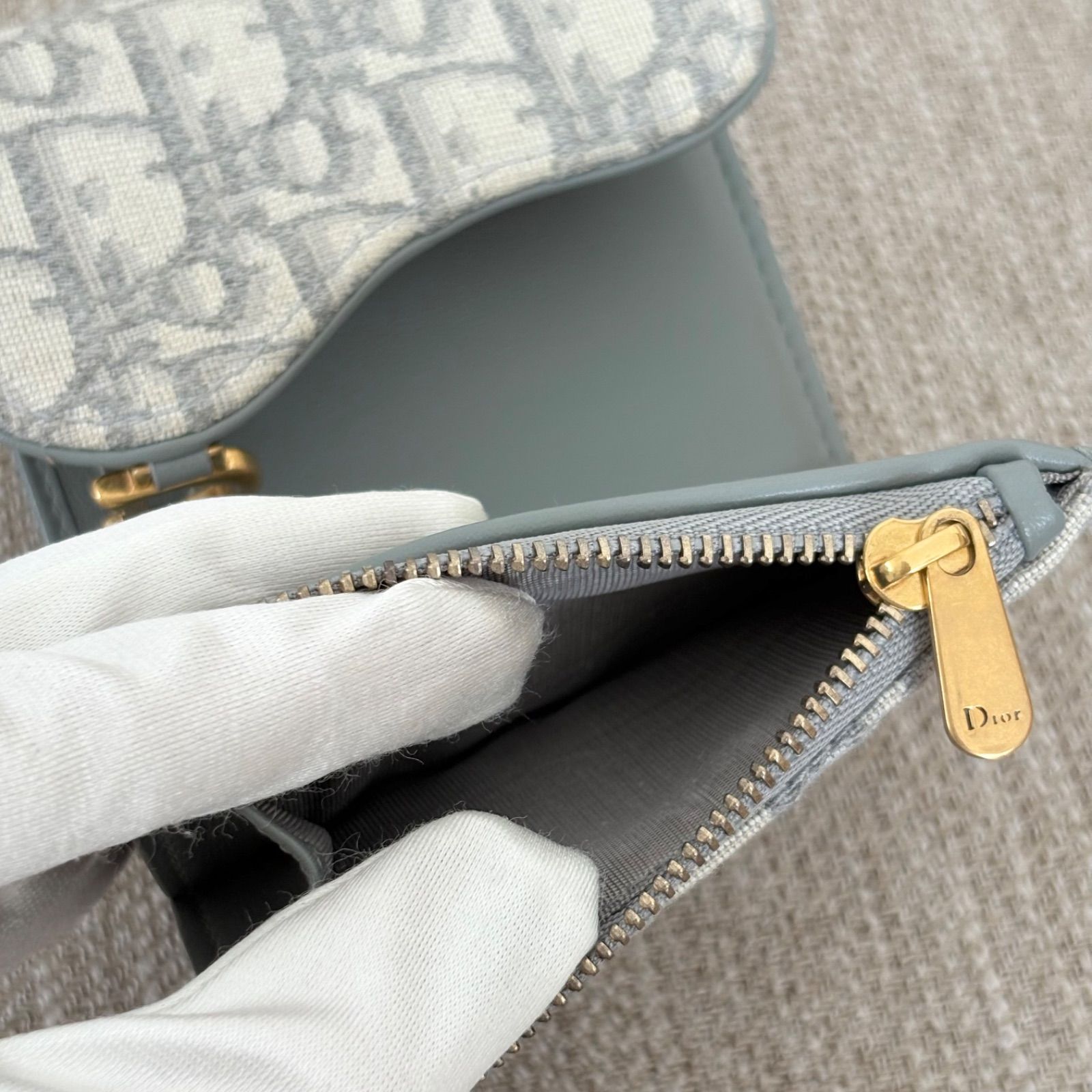 極美品】【箱付き】クリスチャンディオール 三つ折り財布 トロッター