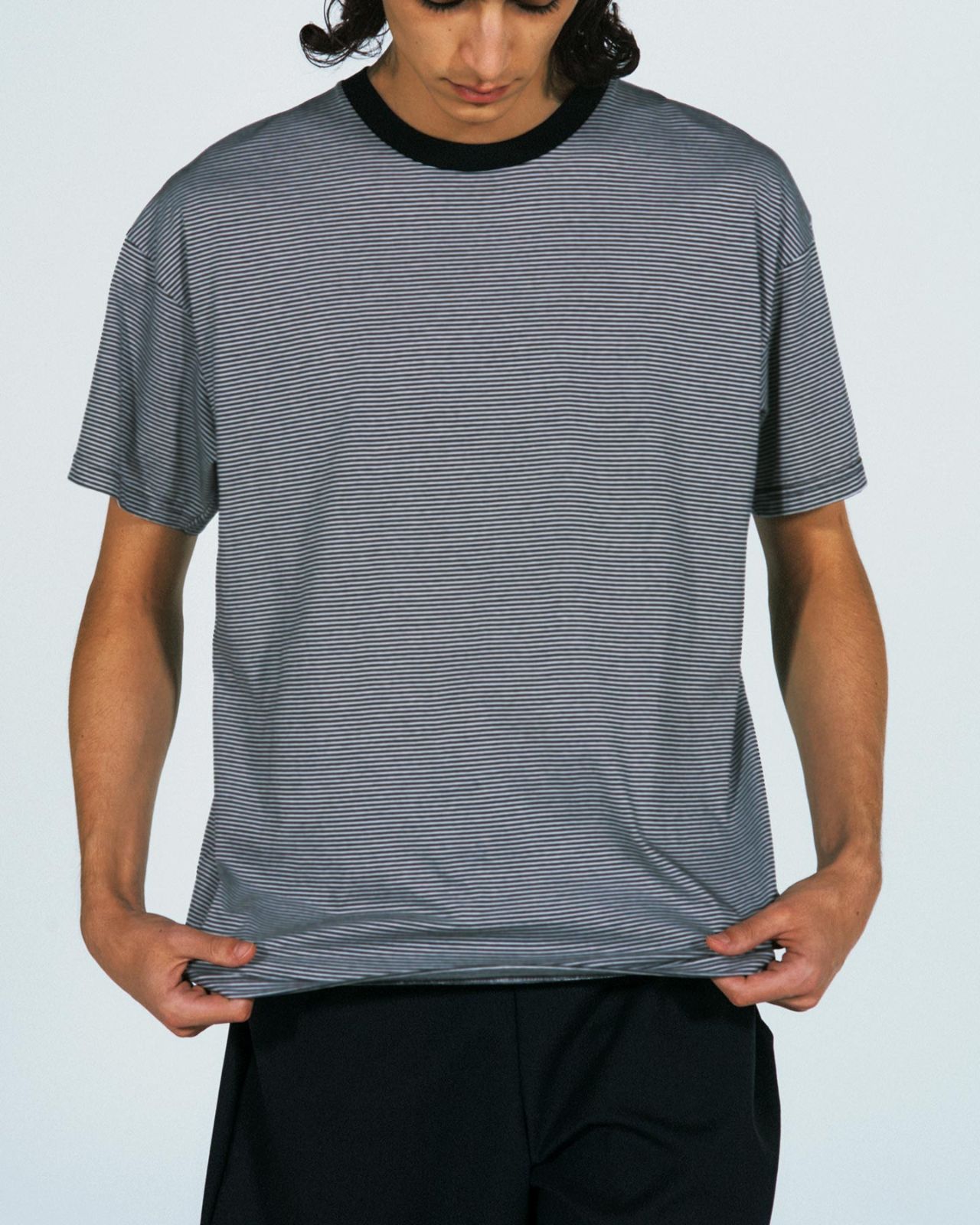 SOPHNET. ALBINI ORGANIC BORDER S/S TEE Tシャツ SOPH-240044