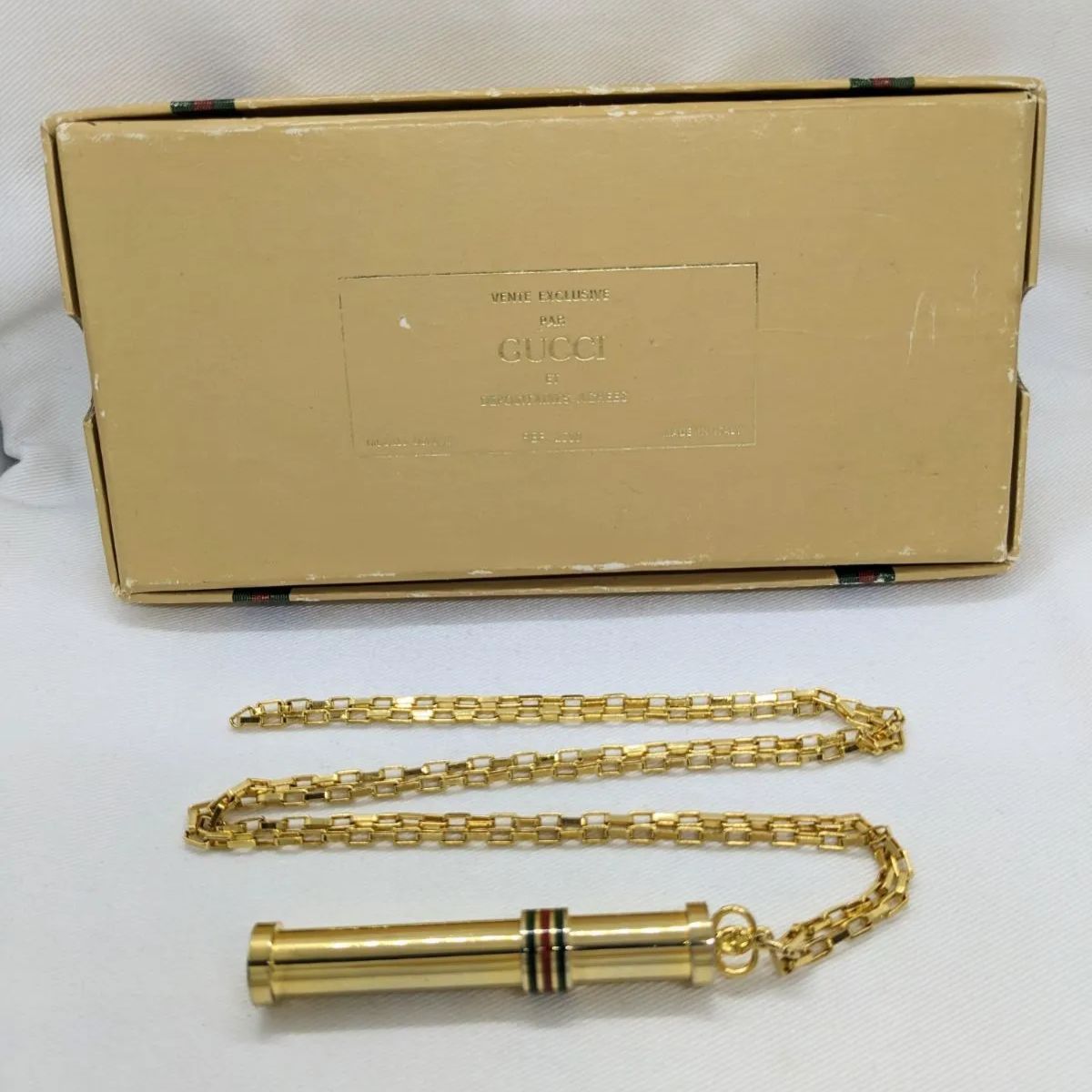 未使用品 希少 GUCCI 香水ボトル アトマイザー ゴールド シェリー