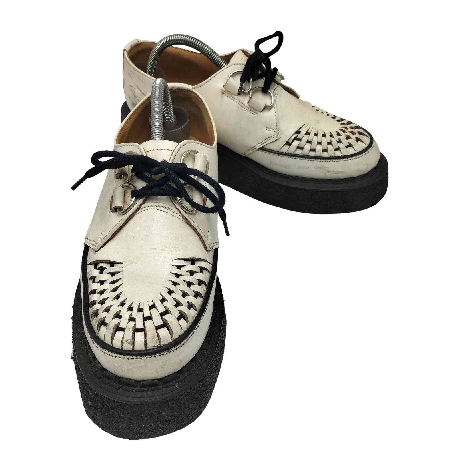 ジョージコックス ギブソン uk4 ホワイト ラバーソール 英国製 24cm