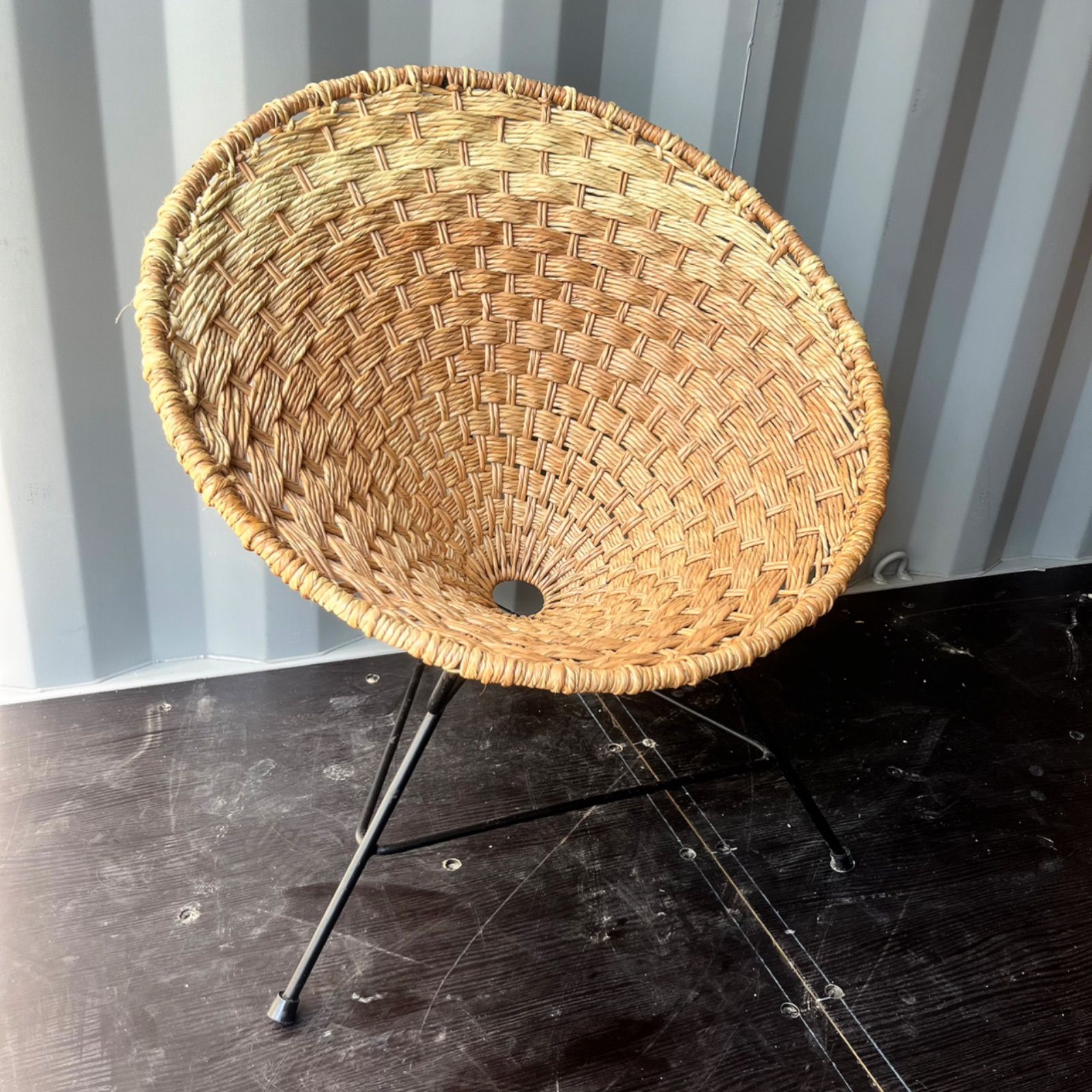 取付無料！アジアン家具 おしゃれナチュラルインテリアラタンスチールチェア✨ 取付無料！アジアン家具 おしゃれナチュラルインテリアラタンスチール