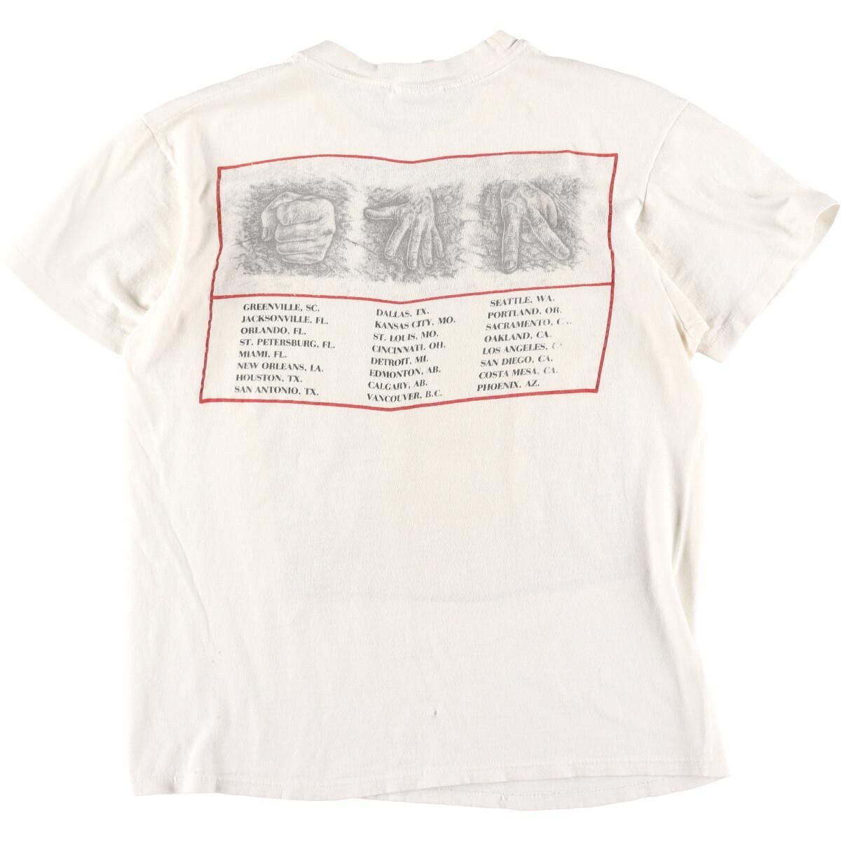 古着 90年代 ヘインズ Hanes RUSH ラッシュ PRESTO TOUR ツアー バンド 