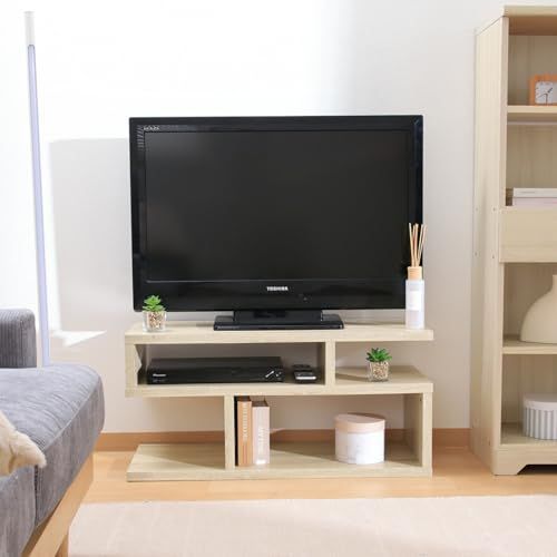 Ｓ字型ＴＶ台 不二貿易