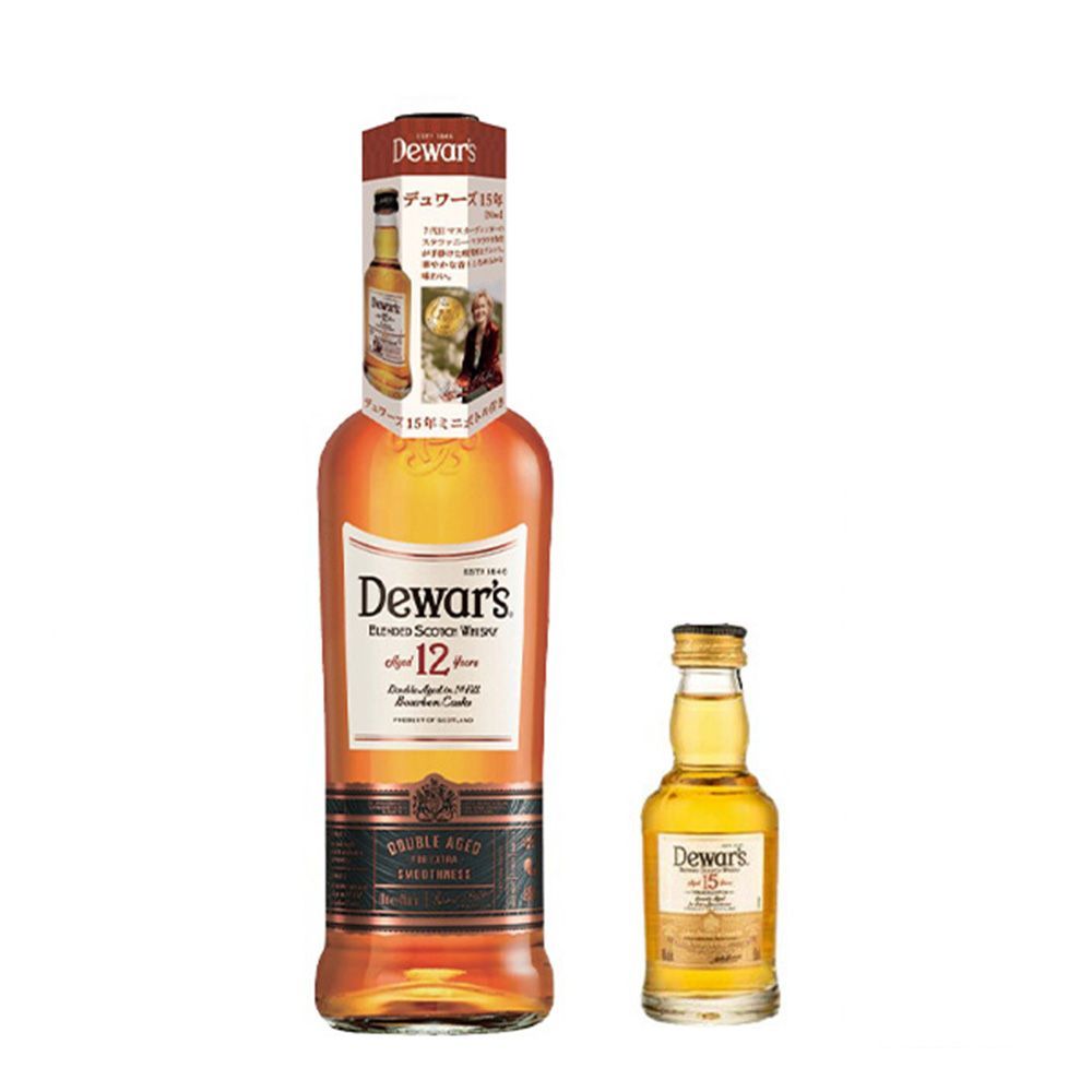 デュワーズ12年 15年ミニ付 ブレンデッドスコッチ700ml - メルカリ