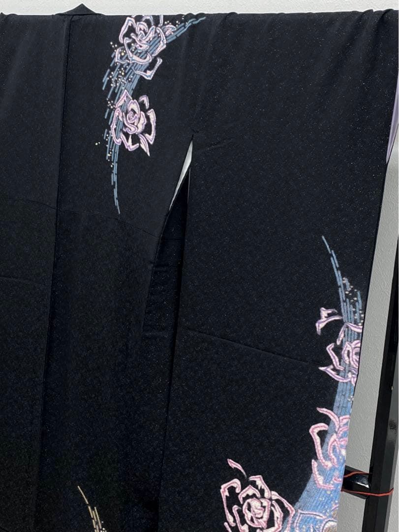 振袖 豪華 銀通し 金彩 身丈166cm パールトーン加工済 ゆったり身幅