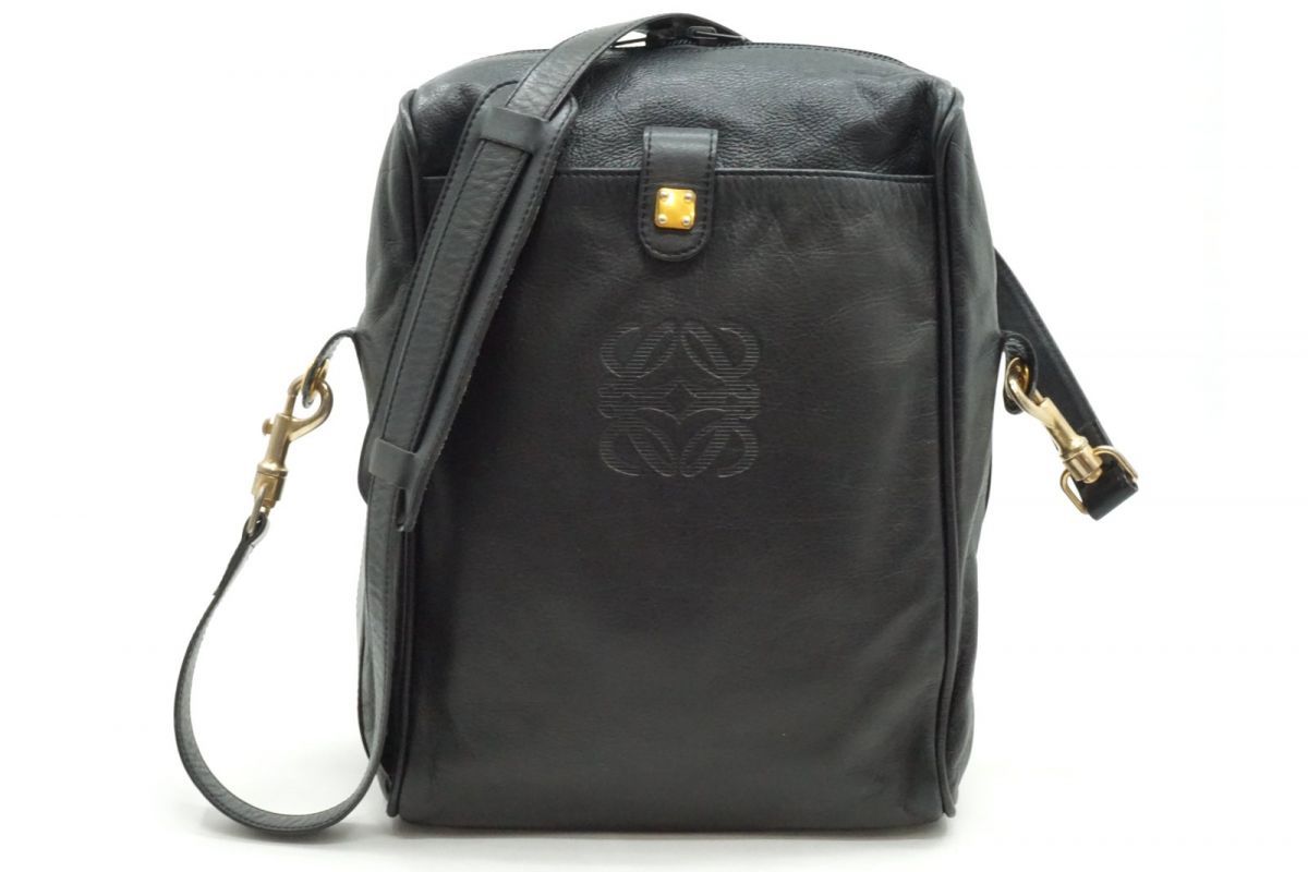 LOEWE　ロエベ　ヴィンテージ　ショルダーバッグ ロエベ ヴィンテージ ショルダーバッグ アナグラムロゴ メンズ