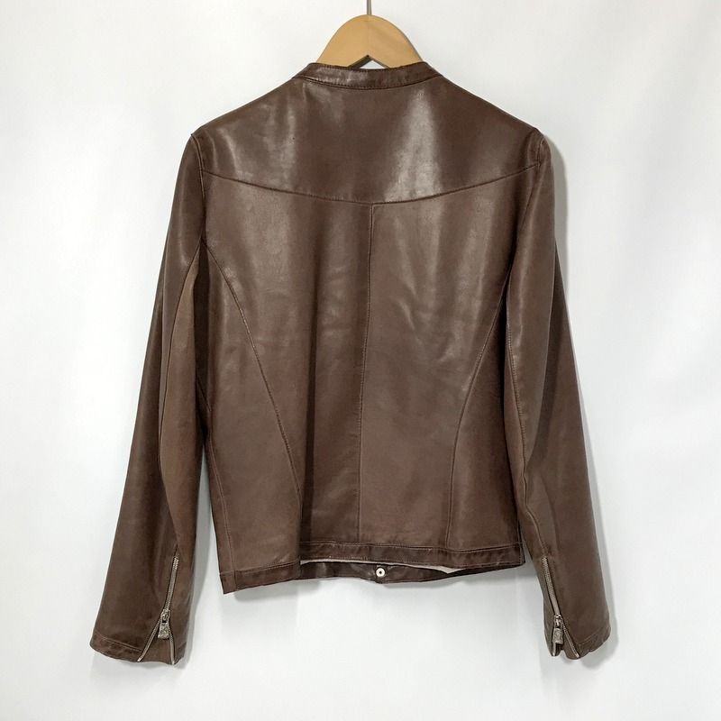 新品 Delan シングルライダースジャケット 46 ハンガー付