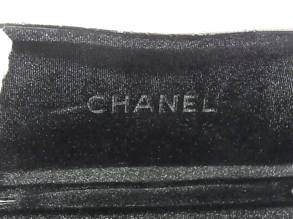 CHANEL ブラック レザー メガネケース 証明書付き CHANEL ブラック レザー メガネケースセット - メルカリ