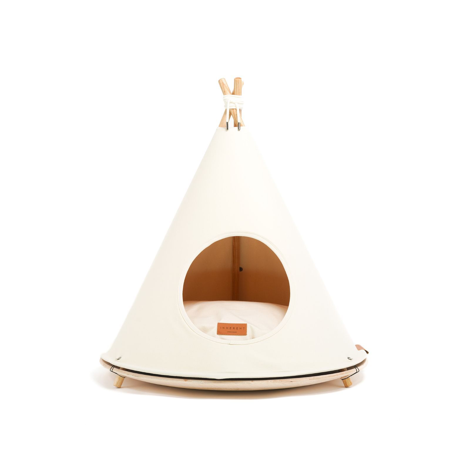 店頭見本品 PETS SO GOOD｜Choco Tent Natural Beige 犬 猫 ベッド テント 小型犬 海外直輸入 ペットグッズ