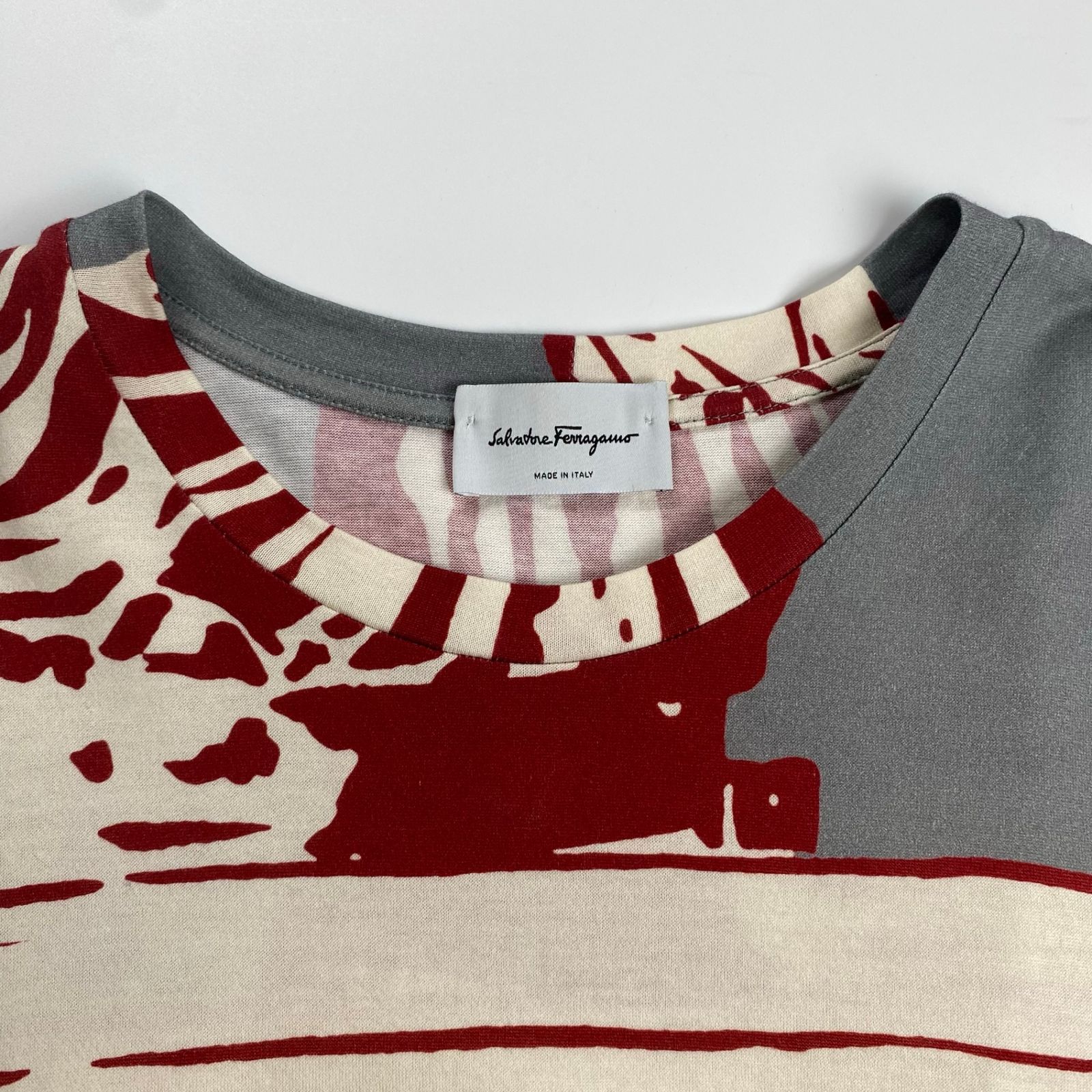 Salvatore Ferragamo Tシャツ・カットソー レディース サルバトーレフェラガモ 中古　古着 Salvatore Ferragamo サルバトーレ フェラガモ / 古代ローマ T