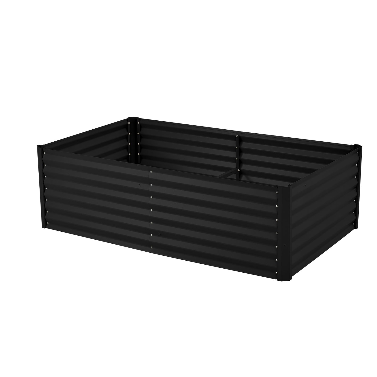 レイズドベッド ガーデンベッド L 150 W 90 H 45 cm 腐らない 庭 野菜 プランター 果物栽培用 ガーデンフレーム おしゃれ 組立簡単 ガーデンボックス 屋外 家庭菜園 DIY 植物 花 花園 家庭用 ブラック