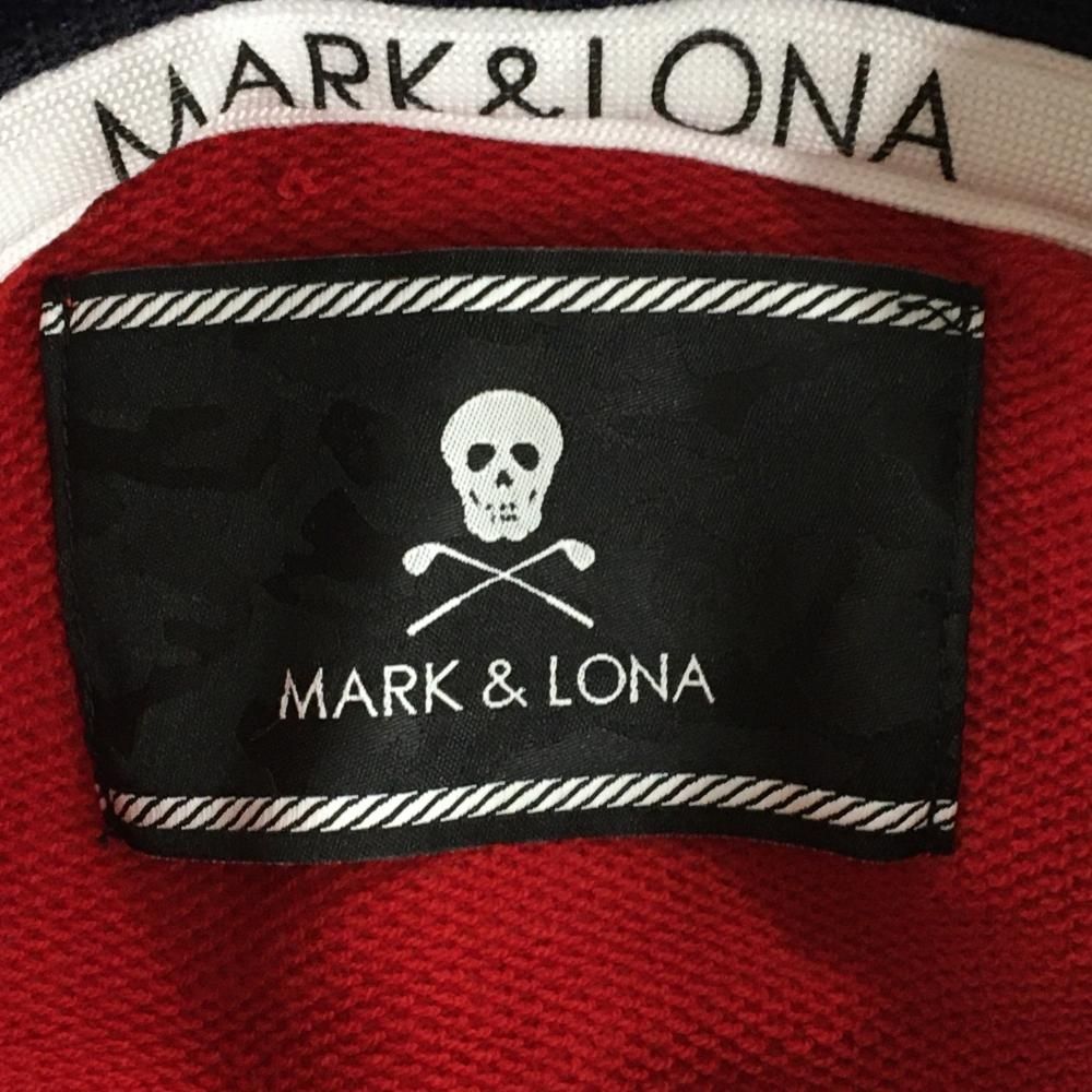 MARK&amp;LONA - 【美品】マークアンドロナ×Disney パーカー レッド×ゴールド ミッキー  レディース S ゴルフウェア MARK＆LONA 美品】マークアンドロナ×Disney パーカー レッド×ゴールド
