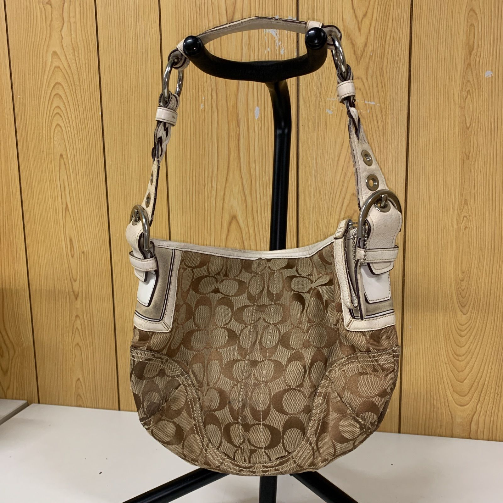 77 COACH コーチ ワンショルダーバッグ 6267 シグネチャー キャンバス