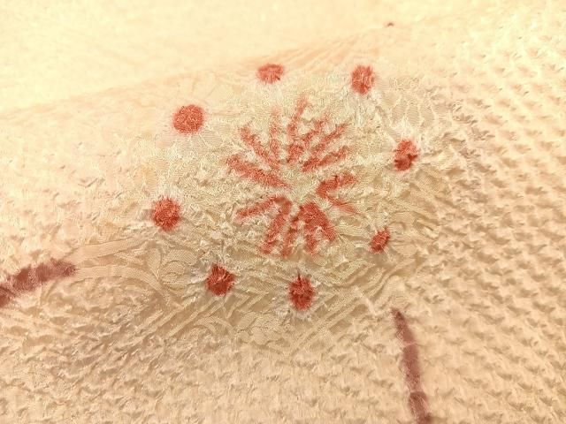 平和屋着物＃羽織 総絞り 花唐草文 正絹 逸品 BAAT8937gt 平和屋