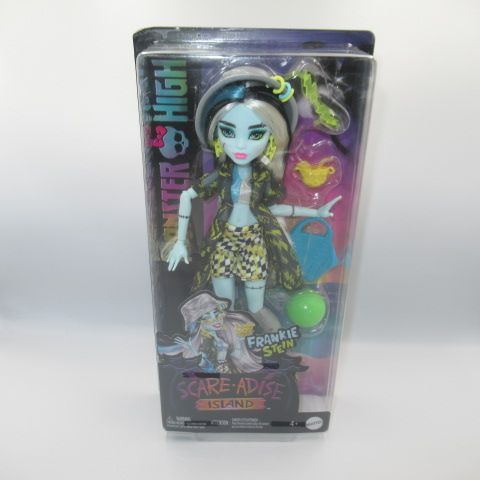 2023年MONSTER HIGHモンスターハイFRANKIE STEINフランキーステイン人形フィギュアぬいぐるみSCARE ADISE ISLAND