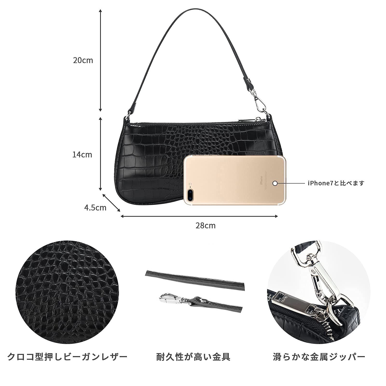  JW PEI eva ハンドバッグ レディース 小さめ クロコダイル柄 ショルダーバッグ ブランドバッグ ワンショルダーバッグ 肩掛けバッグ シンプル デザイン カバン おしゃれ 通勤バッグ 軽量 ハンドバッグ バッグ