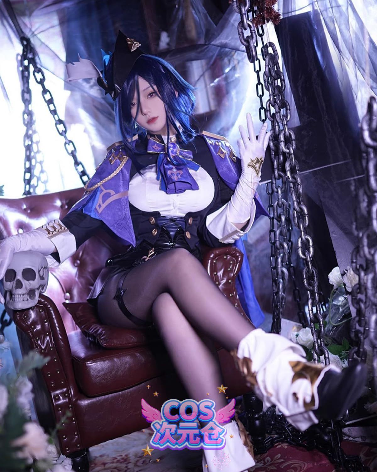 クロリンデ ウィッグ付き 神併 クロリンデ コスプレ ウィッグ付き 決闘代理人 原神 コスプレ衣装 フルセット コスチューム 大人用 仮装 文化祭 Genshin Clorin