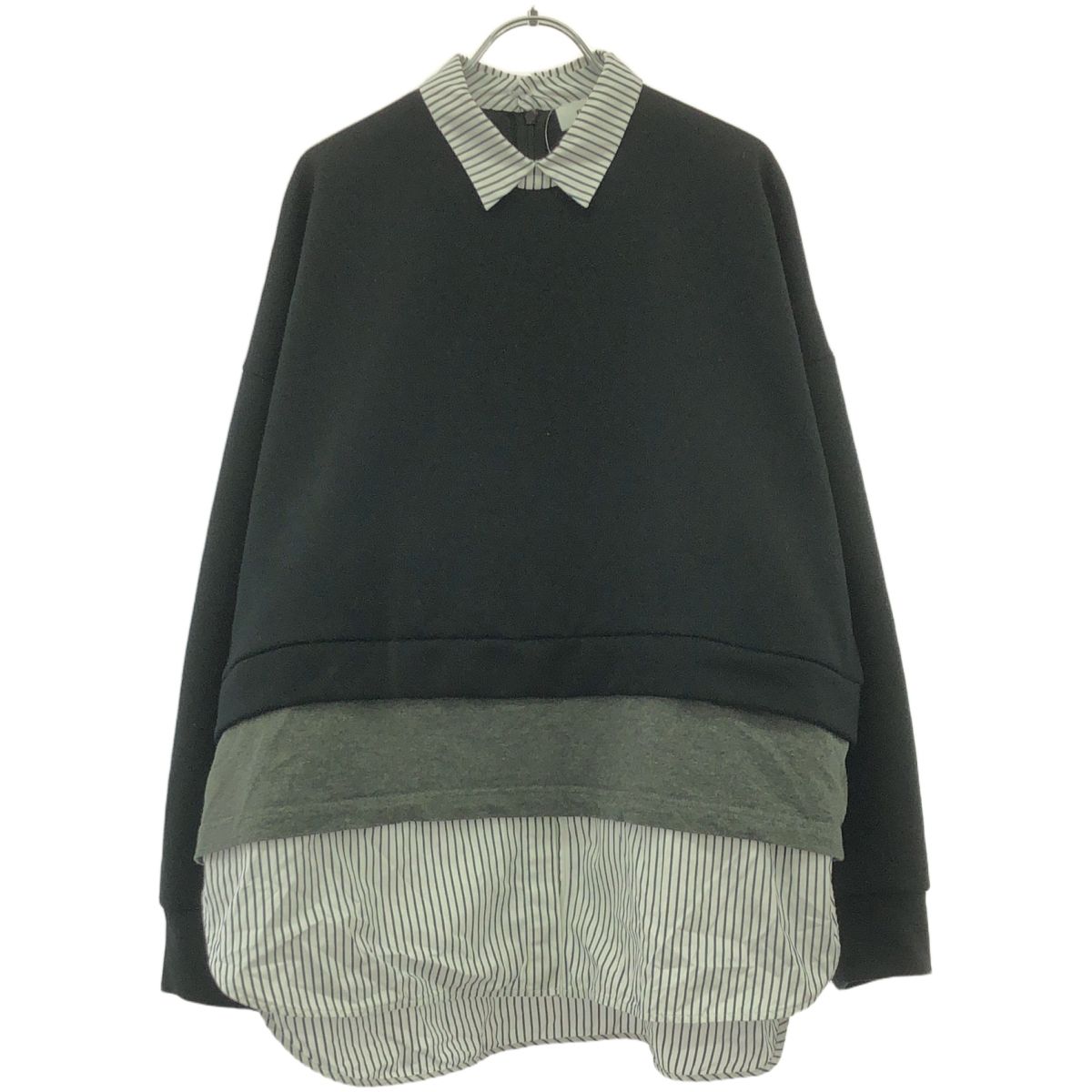 ENFOLD エンフォルド 23AW LAYERED PULLOVER レイヤードプルオーバー