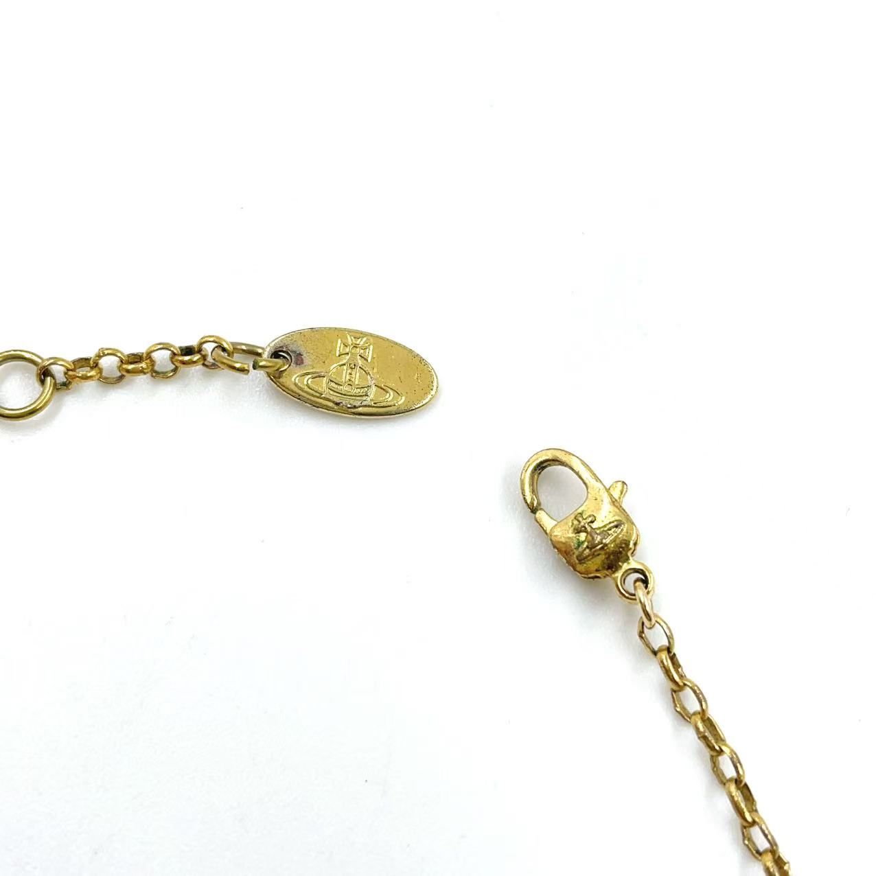 Vivienne Westwood タイニーオーブ カラーストーン GP ゴールド