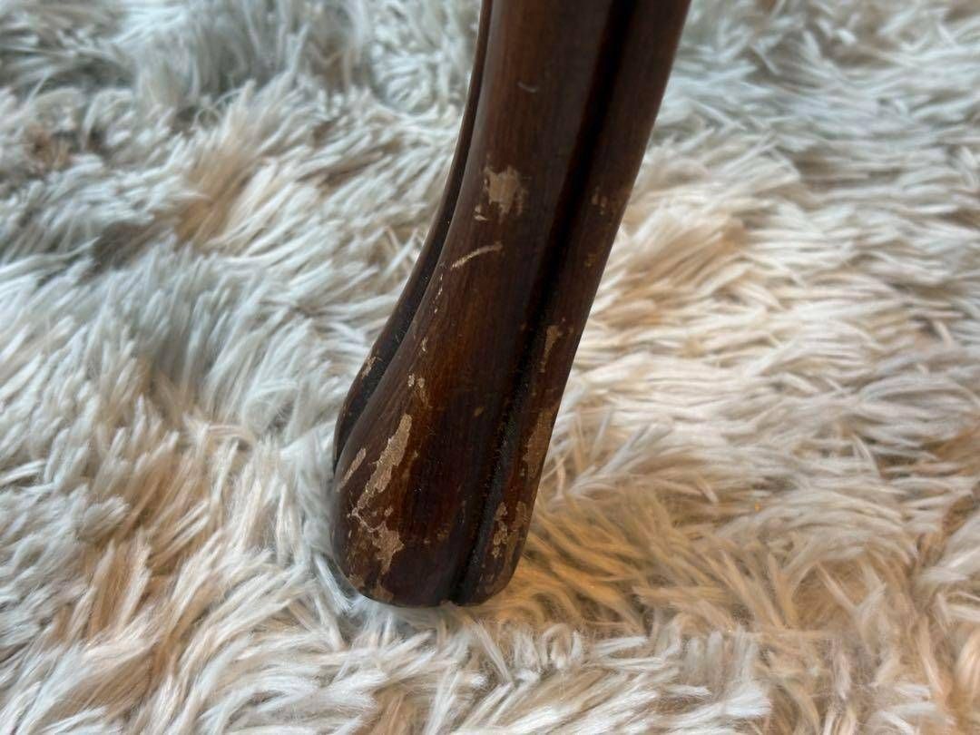 猫脚 クラシック アンティークチェア 木彫り レッドボタンダウン SZ MARWIL-DEMENAGEMENTS_CH