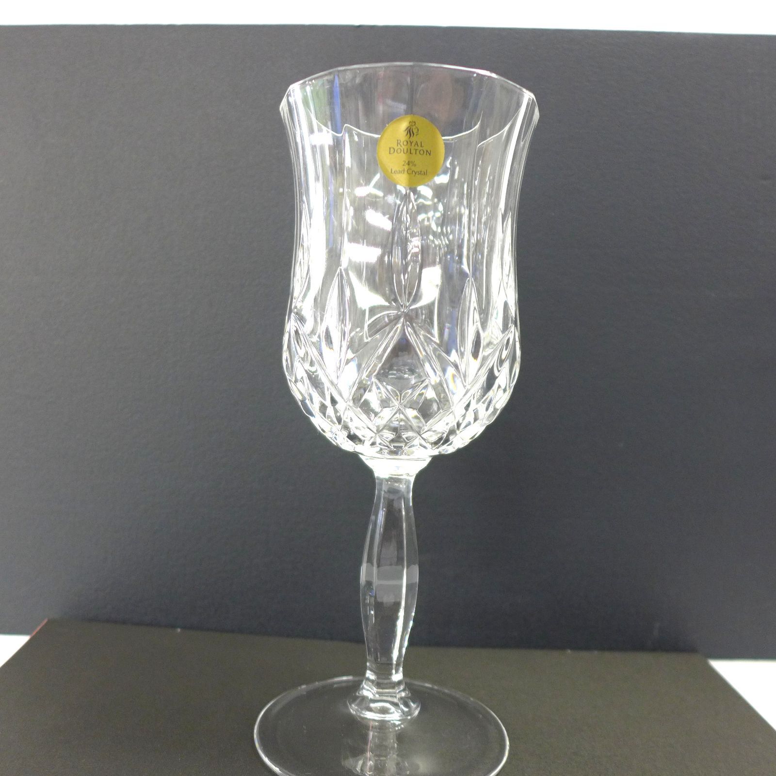 ROYAL DOULTON ロイヤルドルトン Roma Crystal ワイングラス 4客セット 