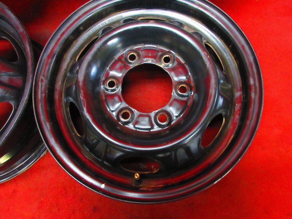 スチールホイール 15インチ 4本 キャラバン スチール ホイール 4本 日産 キャラバン NV350 純正 15×5.5J 6穴