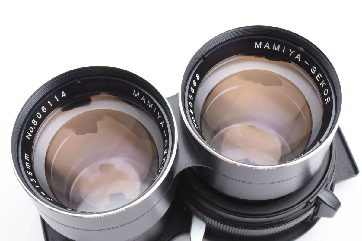 ☆マミヤ Mamiya Sekor 135mm F4.5 ブルードット Blue Dot TLR