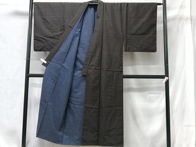 平和屋着物＃男性 羽織 黒紋付き 正絹 逸品 CAAT5734id