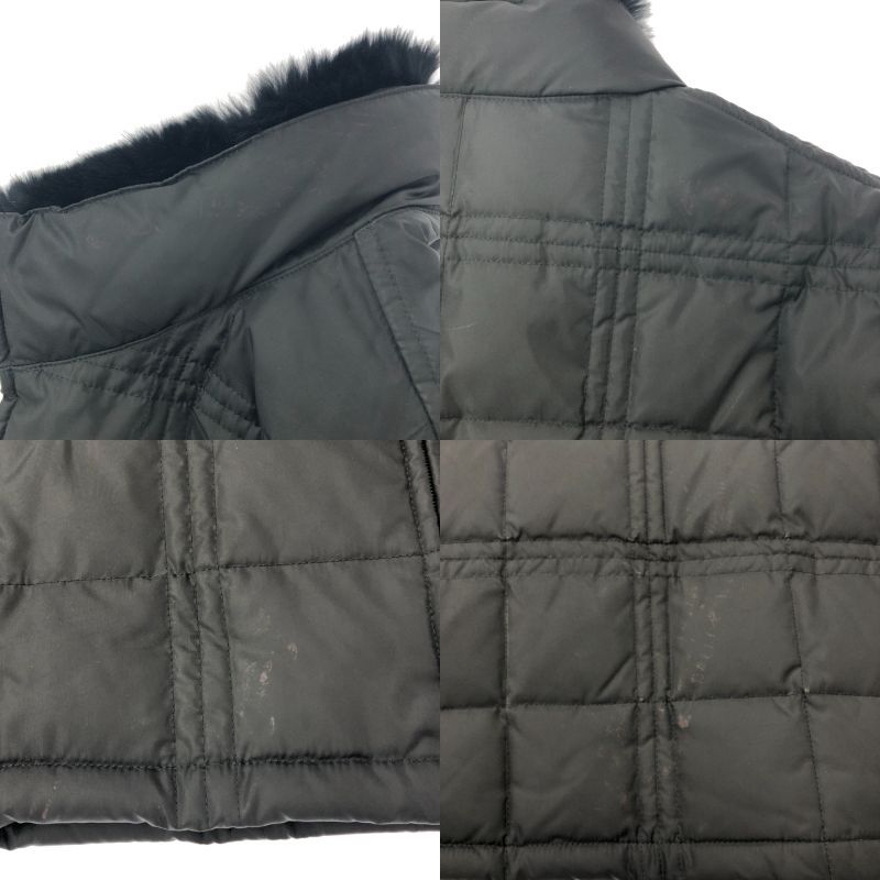 BURBERRY BLACK LABEL バーバリーブラックレーベル ファー付き