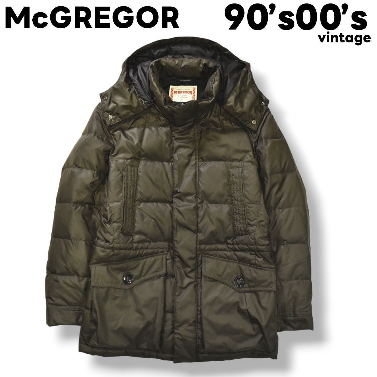 美品】 90s00sヴィンテージ マクレガー McGREGOR ダウン パーカー ジャケット アウター M チャコールブラウン メンズ - メルカリ