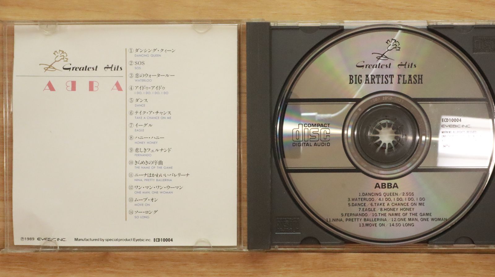 国内盤CD☆アバ/ABBA□ BIG ARTIST FLASH 【ECD10004