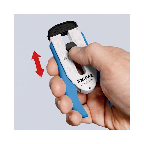KNIPEX クニペックス 光ファイバー用ストリッパー サイズ190×86×23mm パック入 1285-110SB HRDEVELOPMENT_JP