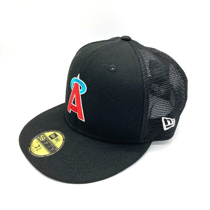 ☆NEW ERA ニューエラ COOPERSTOWN クーパーズタウン CALIFORNIA ANGELS カリフォルニア エンゼルス 1989  オールスターゲーム メッシュキャップ ブラック size7 5/8 - メルカリ