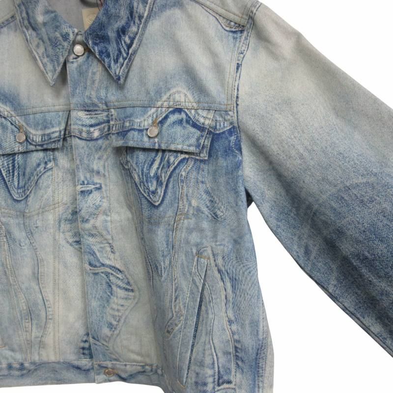 camperlab カンペールラボ　グリーン トロンプルイユ デニムジャケットM Camper Denim jacket AU00005-004 ウェア レディース. Official