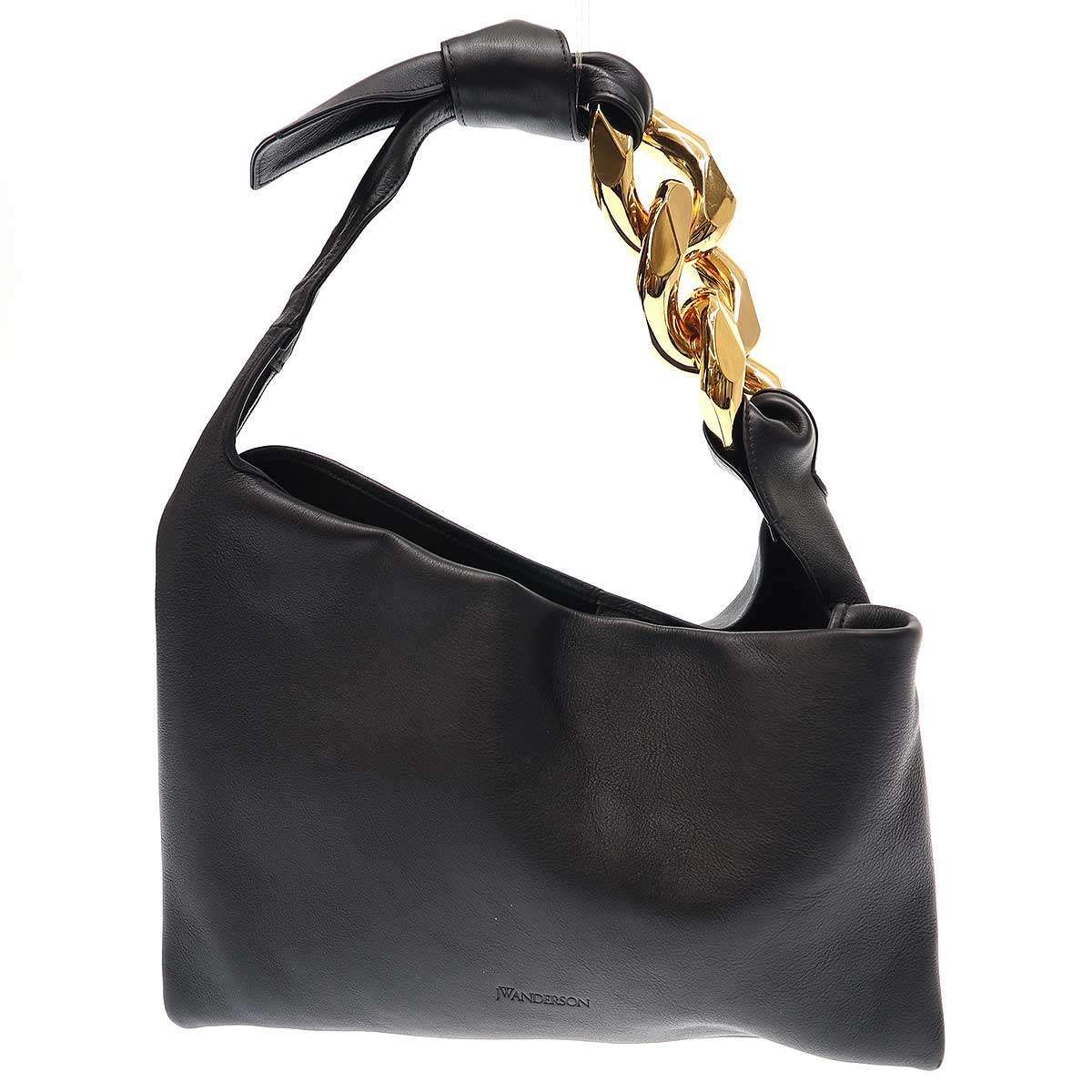 JW ANDERSON スモールチェーンホーボーレザーショルダーバッグ J.W.ANDERSON ジェイダブリュー アンダーソン スモールチェーン