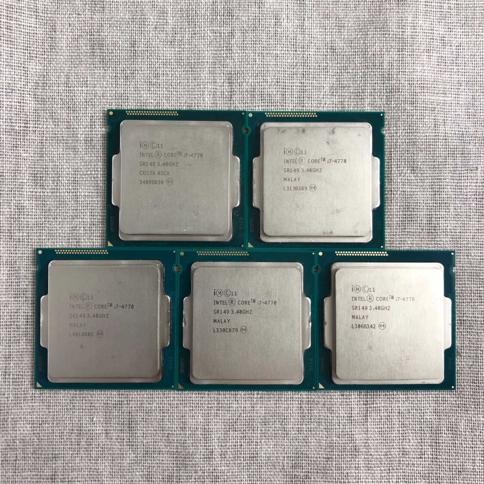 ５点セット】CPU Intel Core i7-4770【BIOS起動確認済】/CPU_M230509