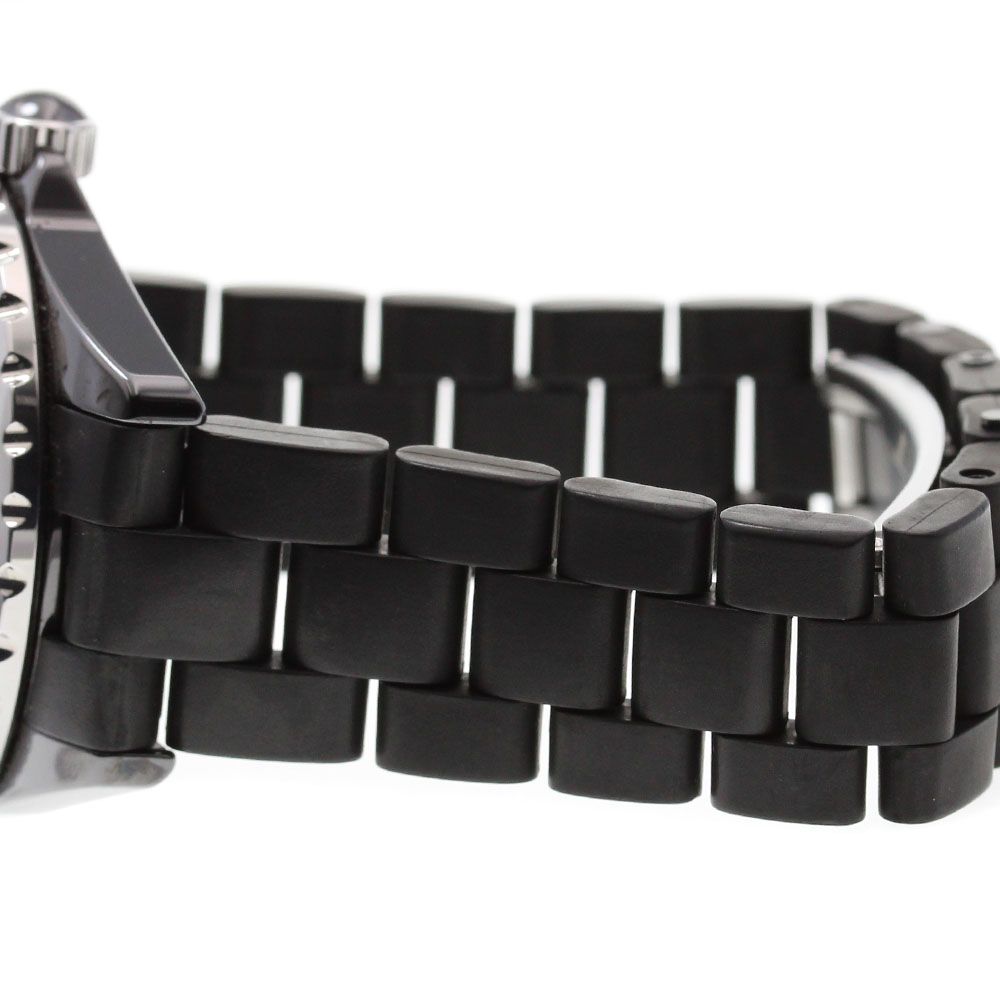 シャネル CHANEL H0684 J12 黒セラミック 38MM ラバーブレスレット 