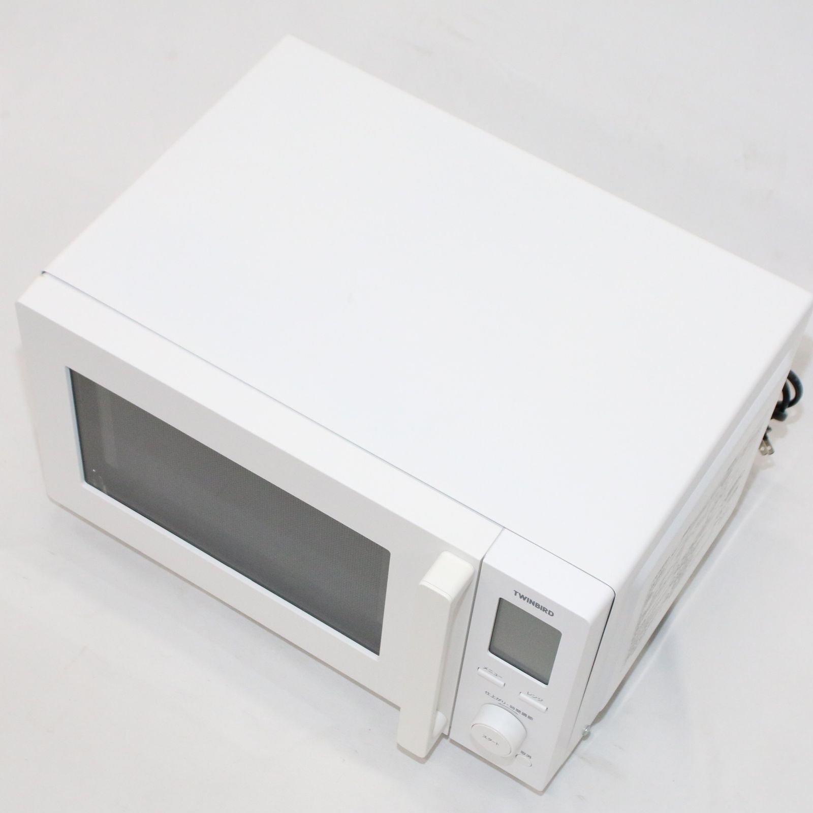 18L ツインバード 電子レンジ ホワイト DR-F281W dr-f281w 良い B
