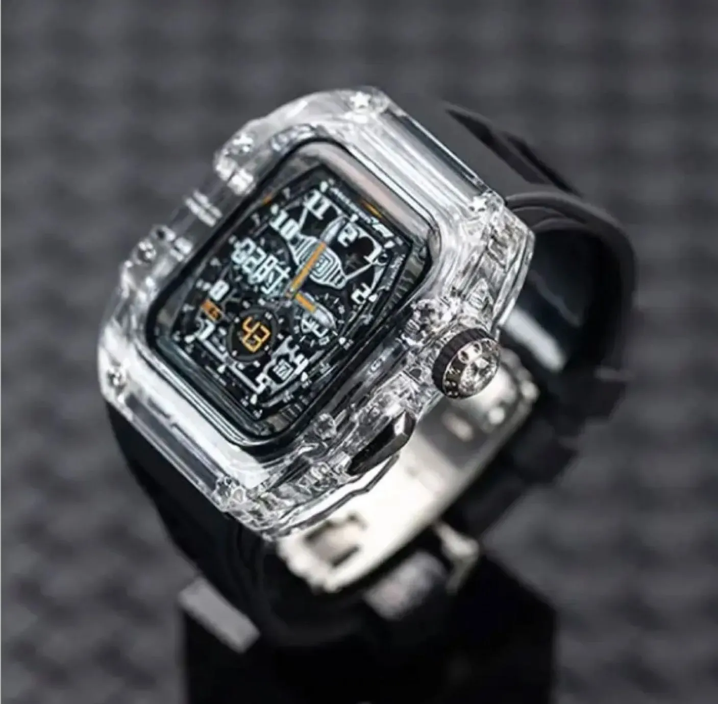 アップルウォッチキラキラカスタムカバーApple Watch用ケース R1 アップルウォッチキラキラカスタムカバーApple Watch用ケース R1