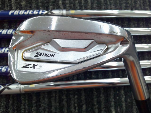 中古 アイアンセット ダンロップ スリクソンZX5 Mk II/PROJECT X/5.5/24[5149]博多