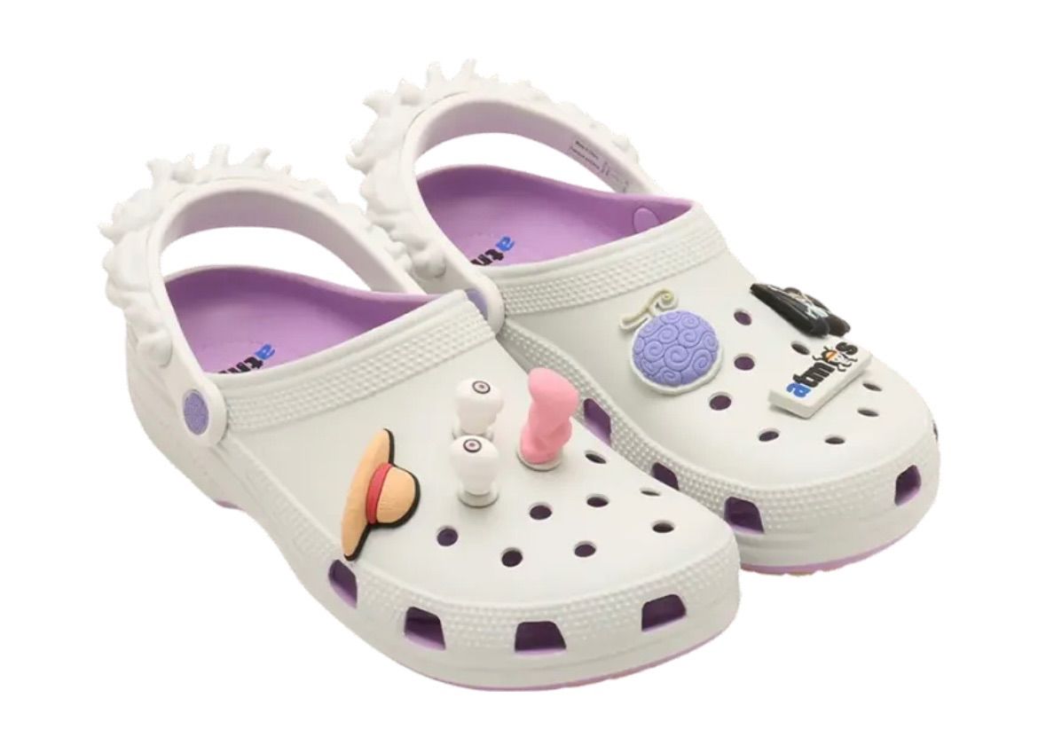 新品 26cm ONE PIECE x atmos x Crocs Classic RO Clog 