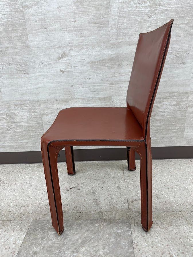 C【さらに✖️4値下げしました❗️】カッシーナ キャブ　アームレスチェア ブラウン 053 CAPITOL COMPLEX ARMCHAIR（キャピトル コンプレックス アーム