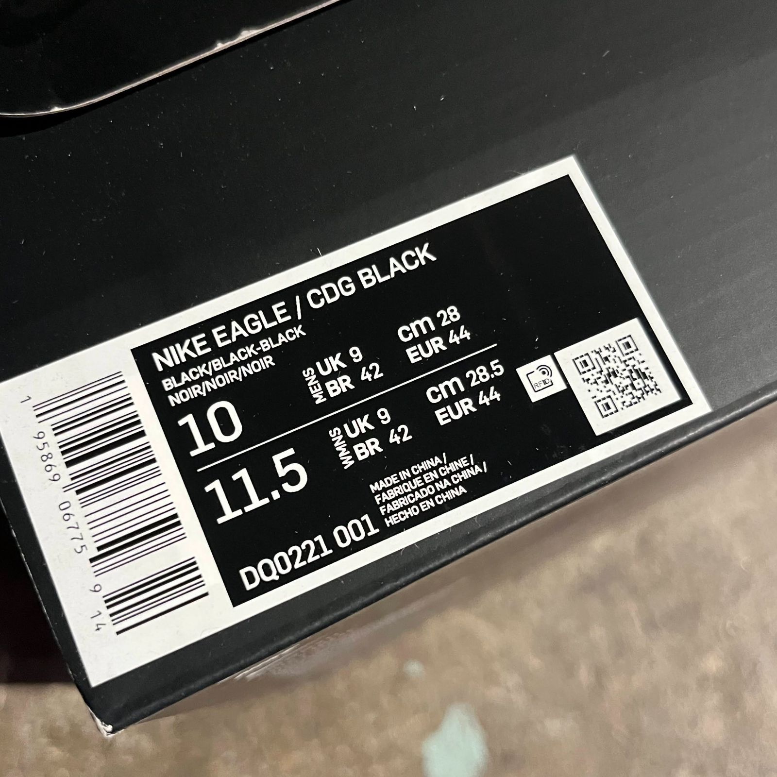 ブラックコムデギャルソン別注EAGLE/CDG新品27cm黒トリプルブラック限定 s-blackcdg_aw25-10.jpg?