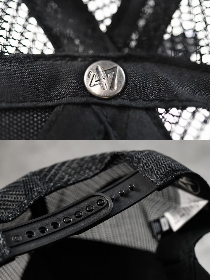 47 ブラックシリーズ】47 MVP キャップ メッシュキャップ 帽子 メンズ