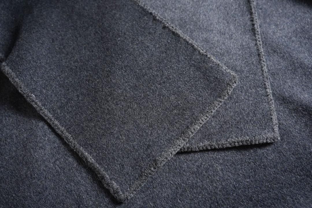 ウール混 ケープコート