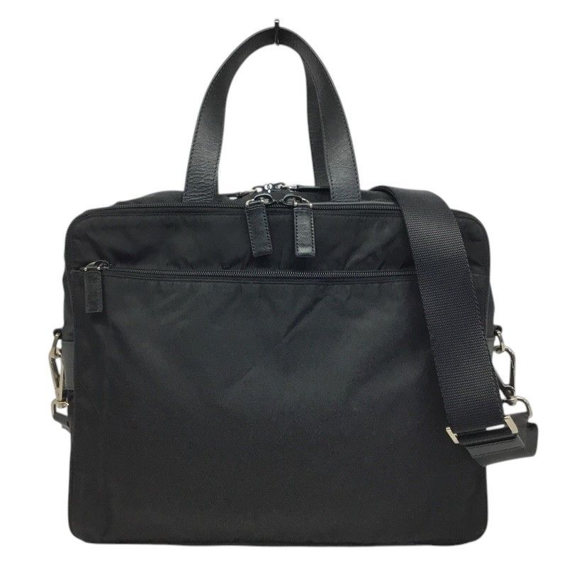 PRADA ビジネスバッグ ショルダーバッグ 2way ナイロン　ブラック PRADA【プラダ】2WAYブリーフケース ハンドバッグ ショルダー